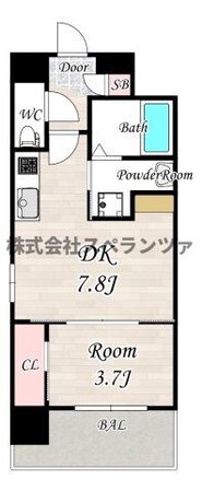 Dimora難波の物件間取画像